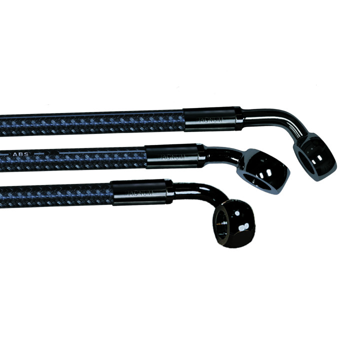 Motorcycle | Non-ABS DOT Brake Line | Braided Black